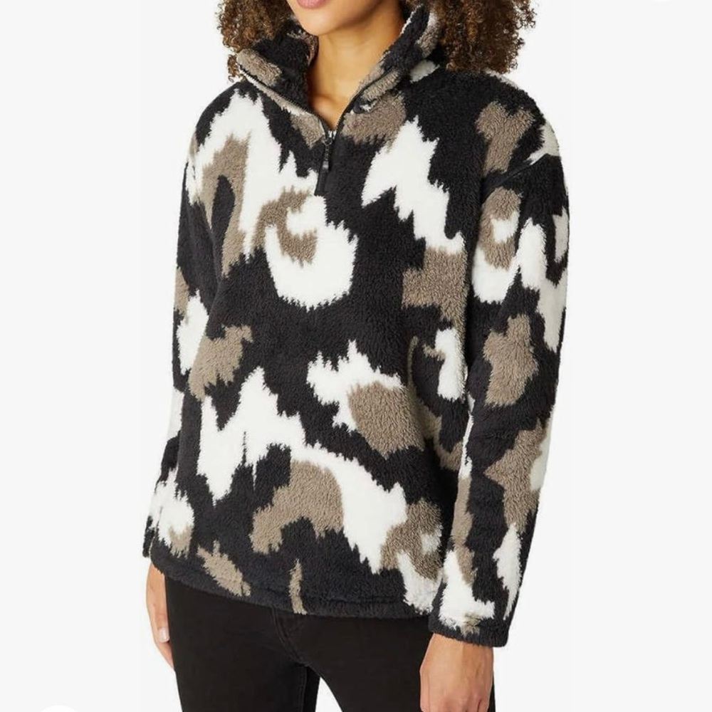 Eddie Bauer Women's Ultra Soft Fleece 1/4 Zip Long Sleeve Pullover Top